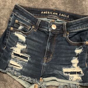 American Eagle Distressed Denim Shorts